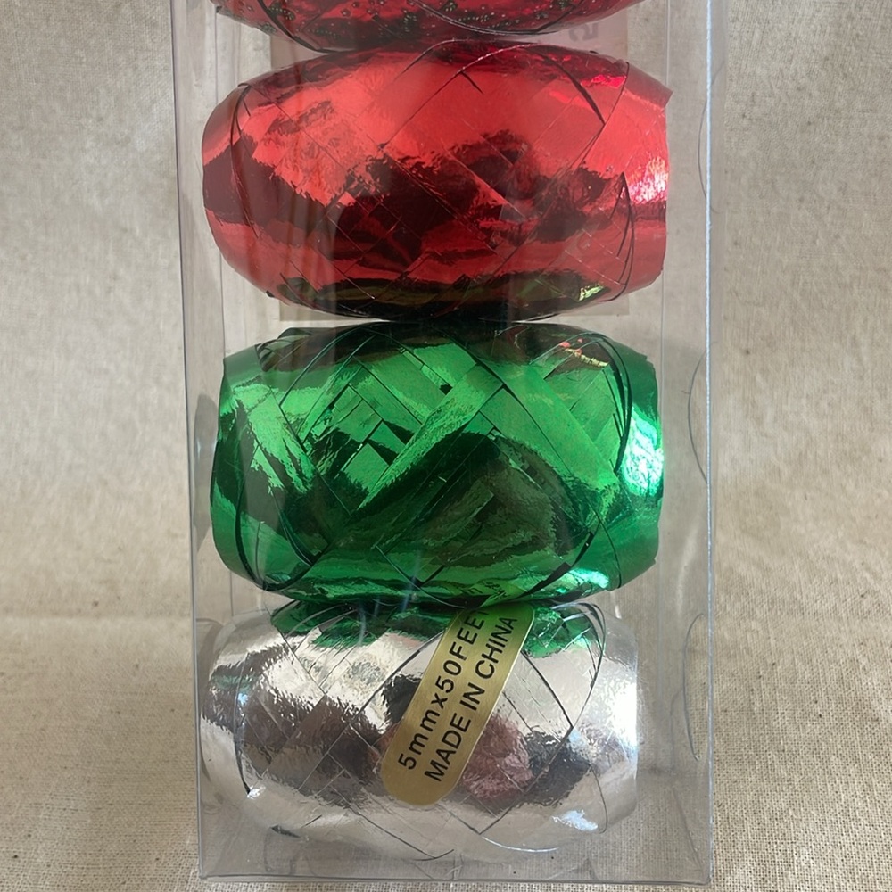 Regal Greetings Metallic Curl Ribbon 6 Pack (300’) Christmas Birthday NWT - Picture 9 of 12
